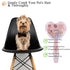 Small Dog Brush, Soft Dog Grooming Comb for Shih Tzus, Yorkies, Maltipoos, Maltese, Love Shape Puppy Massaging Pet Hair