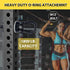 DyaMag 1-3 inch Rack(2 Pack) Power Rack Attachments with Silicone gaskets for Resistance Band. O-Ring Attachment