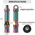 TISUR Titanium Emergency Whistle, EDC Safety Whistles Necklace Loud up to 120db for Survival, Hiking, Camping, Pets