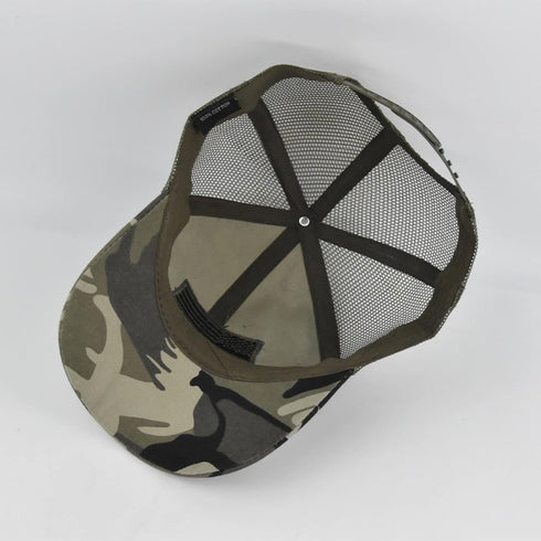 YOLAI Camouflage Print Baseball Caps Mesh Breathable Trucker Sun Hats Sunscreen Adjustable Visors Cap for Women Men