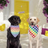 Agroon 2PCS, 4 Pride Dog Bandanas Small Pattern Colorful Scarf for Boy and Girl, Triangle Reversible Bibs Breed