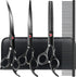 TINMARDA Professional Dog Grooming Scissors kit Black 5 in 1, Dog Shears for
