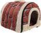 FOMIYES Pet Sleeping Bed, Cat Sleeping House Dog Bed Cushion, Pet House Cave for Dogs and Cats