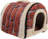 FOMIYES Pet Sleeping Bed, Cat Sleeping House Dog Bed Cushion, Pet House Cave for Dogs and Cats