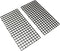 2pcs 30cm x 15cm Plastic Grid Divider Tray for Aquarium Fish Tank Bottom Isolation, Black