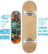 Rude Boyz 17" Micro Complete Skateboard - Maple Wood, ABEC 7 Bearings, Double Kick Concave for Kids Ages 2-5