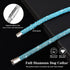 Stylish and Luxurious Diamond Dog Collar,Magnetically Absorbent Clasp,Full Diamond Design,Perfect for Wedding and Everyday Walking - Blue Diamons Necklace Collar for Medium dogs,16''