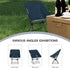 Backpacking CAMEL CROWN Portable Camping Chair Folding Compact Lawn Lightweight Chair with Carry Bag for Outdoor Hiking