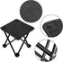 SuBleer Folding Camp Stool, Portable Camping Stool Mini Camping Foot Stool Outdoor Adult Hiking Fishing Beach Portable
