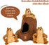 Hollypet Hide and Seek Squeaky Dog Toy, Interactive Puzzle Plush Stuffed Puppy Toys