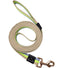 Soft Cotton Web Dog Leash - Basic Training Walking Lead, 5FT Long, 1 Inch Wide (Green)