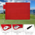 KINGTOP Golf Flag 20x14 Inch - Plain Red, 420D Nylon, Tube Inserted for Putting Green Flags