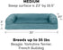 Furhaven Cooling Gel Dog Bed for Medium/Small Dogs, Removable Bolsters & Washable Cover, Plush & Suede Sofa for Dogs Up