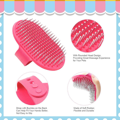 KALAMANDA Trimmers Rabbit Grooming Kit, Rabbit Brush for Shedding with Bunny Nail Clipper, Rabbit Nail with Pet Combs