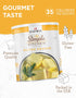 204 Backpacking #10 Package Simple Kitchen Freeze Dried Butter Powder - Servings for Family Meal Prep, Gluten Free
