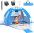 Dsquu Baby Beach Tent Solar Cooling Fan, Anti-UV Toddler Beach Tent Sun Shelter