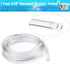 Transparent Airline Tubing Aquarium Air Pump Accessories Kit with Check Valves, Air Stones, Suction Cups & Connectors