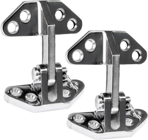 RedSnake Ship RV Accessories - Heavy Duty Long Reach 316 Marine Grade Stainless Steel Hatch Hinge with Removable Pin