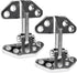 RedSnake Ship RV Accessories - Heavy Duty Long Reach 316 Marine Grade Stainless Steel Hatch Hinge with Removable Pin