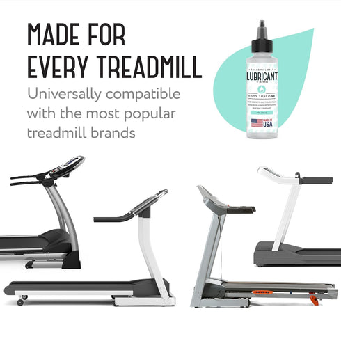 100% IMPRESA Silicone Treadmill Lubricant / Treadmill Lube - Easy to Apply Treadmill Belt Lubrication Oil - Made in The