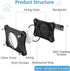Ultra-Durable Airtag Dog Collar Holder, Personalized Protective Case for Pet Collar, IPX7 Waterproof Tracker Fits All