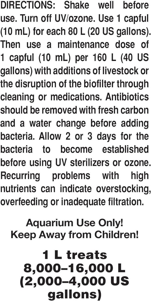 Seachem Pristine Natural Waste Management for Fish Aquariums - 1L