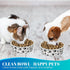 30 Pieces Disposable Dog Bowls, 16 oz Paper Food Bowls for Small Dogs, Travel Bowls for Feeding Dogs and Cats, Printed