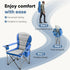 500 LBS NEWBULIG Oversized Folding Camping Chair for Adults, Portable Outdoor Collapsible Chairs, Heavy Duty Support