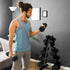 RitFit 5-300LBS Rubber Encased Hex Dumbbell Sets with Optional Rack for Strength Training, Home Gym Workouts