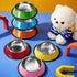 6 Pack 7oz Stainless Steel Dog Bowls, Mini Colorful Anti Slip Dishes for Kittens and Puppies
