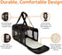 22 19.7Lx12Wx12H Amazon Basics Airline Approved Soft-Sided Mesh Pet Travel Carrier with Shoulder Strap, Removable