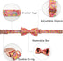 Dog Collar, Summer Fruit Print Adjustable Dog Bow Collar Girl or Boy Pet Collar Bowtie Duarble Dog Collars for Small Medium Large Dog