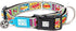 Max & Molly Comic Cartoon Dog Collar with Safety QR Code Dog Tag, Soft, Adjustable, Waterproof
