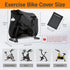 AAOWEEY Strip,4 Stationary Bike Cover Waterproof OutdoorUpright Exercise Bike Cover with Air Vent,Waterproof Windproof