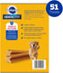 2.73 lb. Pack (51 Pedigree Dentastix Large Dog Treats, Original, Beef & Fresh, Variety Treats Total)