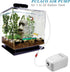 PULACO Ultra Quiet Mini Aquarium Air Pump for 1-20 Gallon Fish Tank with Air Tube, Bubbler Stone & Check Valve