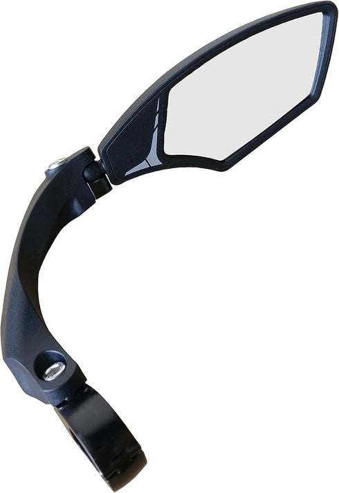 Hafny NEW Handlebar Bike Mirror, HD, Blast-resistant E-bike Mirror with Glass Lens, HF-MR095 (Silver Right)