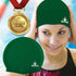 Water Gear Silicone Adult Swim Cap, Flexible Unisex Waterproof, Great for Short and Long Hair