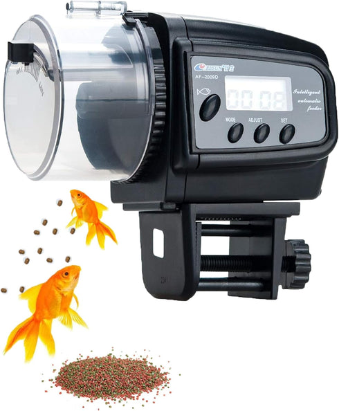 Lychee Automatic Fish Feeder | Digital Auto Timer Vacation Feeder for Aquarium