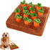 Generic Carrot Snuffle Mat for Dogs, Novelty Dog Puzzle Toys Sniff Mat, Interactive