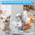 Furgo Dog Bath Brush with Automatic Shampoo & Foam Dispenser, Soft Silicone Massage Brush for Deep Cleansing
