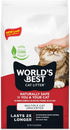 World's Best Cat Litter, 15-lbs, Multiple Cat Unscented, Natural Corn, Quick Clumping, Flushable, 99% Dust-Free,