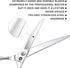 Dream Reach Dog Grooming Scissors - 6.5" Professional Sharp Downward Curved Shears with Ergonomic Handle for Cats and