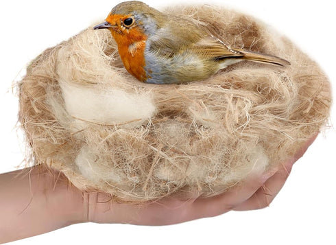 40g Building Mat Pigeon Natural Mixing Bird Nesting Material Cushion Cage Liner, Bird Nest Nesting Liners Great for Nest Building and Hideouts