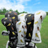 Golf Club Headcover Golf Birdie Birds Driver Fairway Wood Hybrid Wood Head Cover, 3pcs