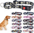 Weimostar Martingale Dog Collar, Quick Release Buckle Adjustable Soft Nylon Training Collar for Medium Dogs (Daisy