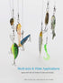 Fishing Swivels Snaps Set, Rolling Bearing Swivel with Duo Lock Snap Connector for Freshwater and Saltwater Fishing