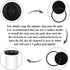 3PCS 5 5 Gamma,Black Gallon Screw Top Lids, Leak-Proof Seal Lids Bucket for Pet Food Storage Container Lids, Paint