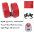 KINGOU Handlebar Tape - Luxury PU Leather Bar Tape for Fixed Gear/Road Bike with 2 Reflective Plug
