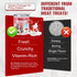 Globalpaw Strawberry100g (3.52oz), 3pcs) Freeze Dried Yogurt Dog Cats Treats Crunchy Snacks with High Protein Yogurts